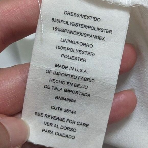 R&M Richards Womens Sz 8 Mesh Patterned Sundress Cottagecore Boho Beach Chic - Picture 4 of 4